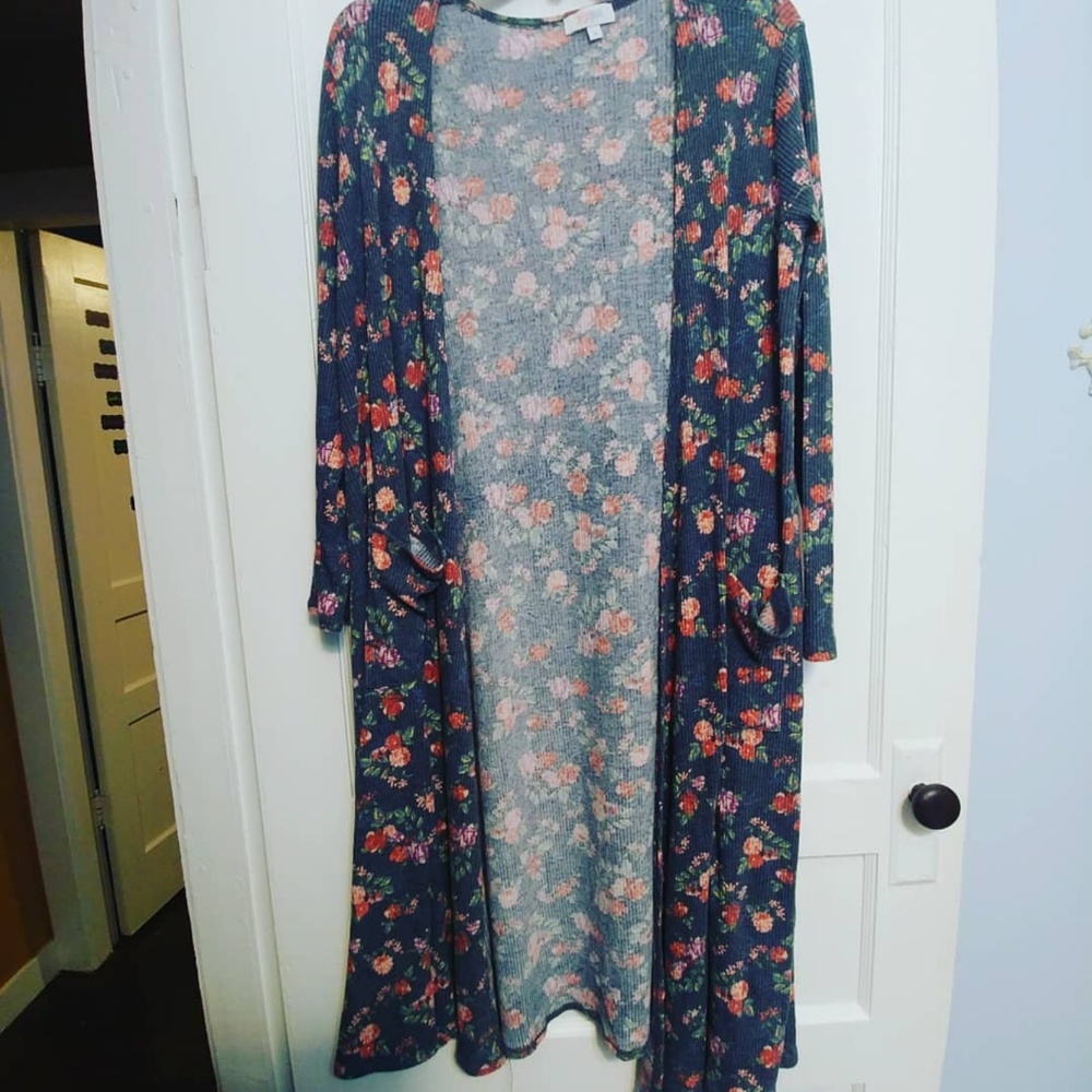 LulaRoe Long Floral Sweater